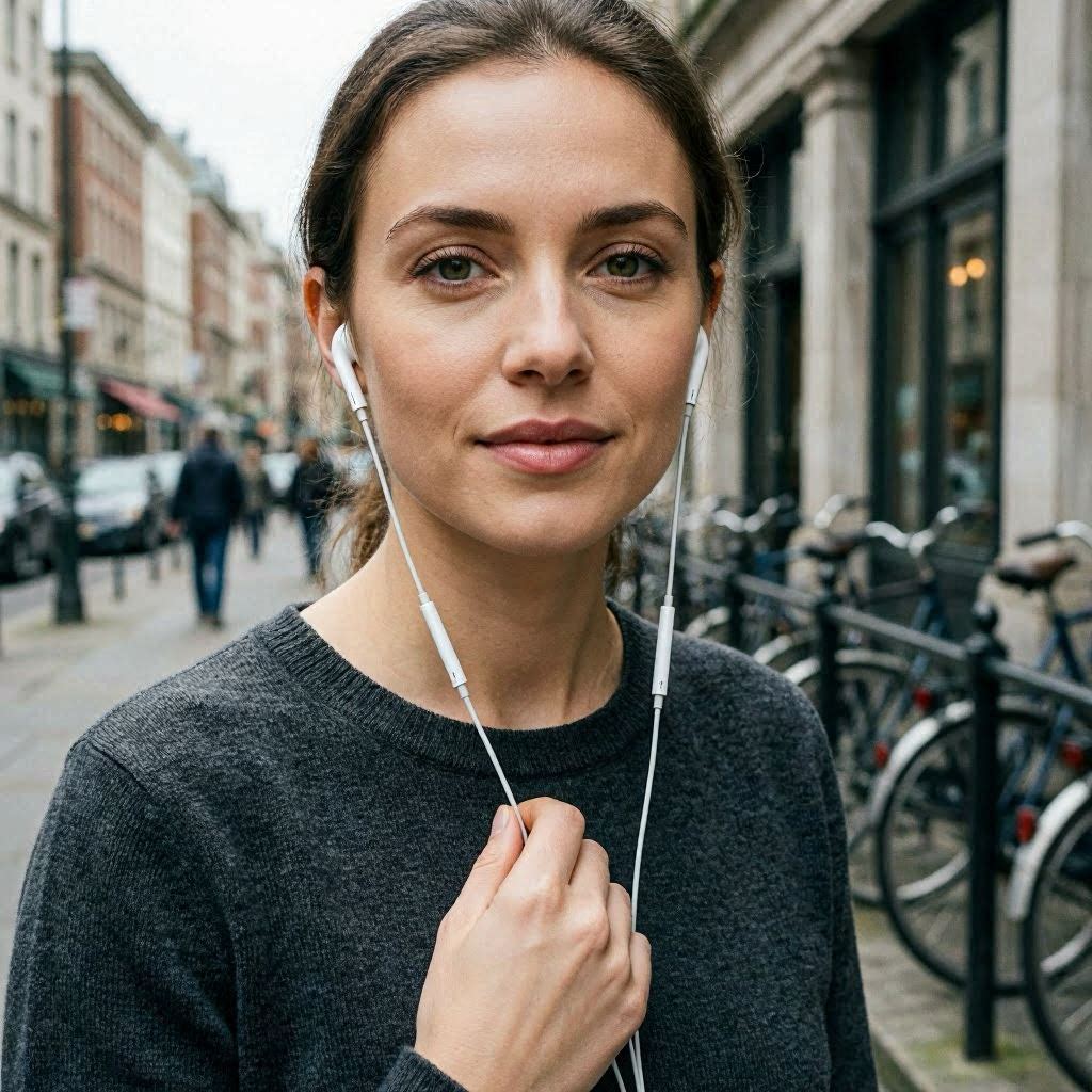3.5Mm Wired Headphones in Ear Headset Wired Earphones with Microphone Stereo Earbuds Sports In-Line Control for Phones
